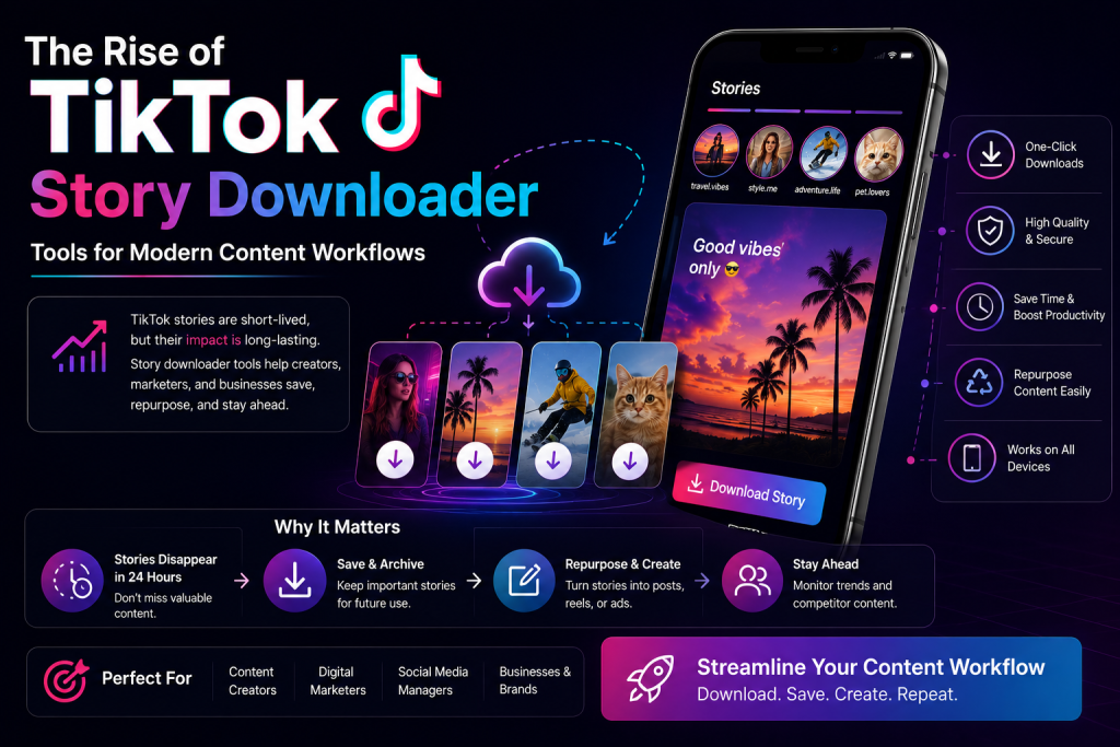 The Rise of TikTok Story Downloader Tools for Modern Content Workflows